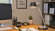Alba Black LED Desk Lamp – Adjustable Task Light with Articulated Arm