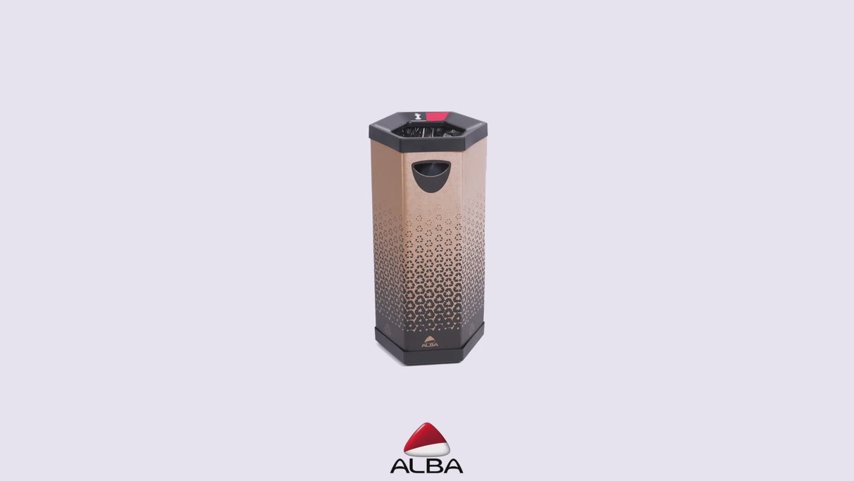 Alba Eco-Friendly Cardboard Sorting & Recycling Bin – 60L