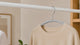 Alba Metal Clothes Hangers with ABS Shoulder Tips – Set of 6 Heavy-Duty Wardrobe Hangers