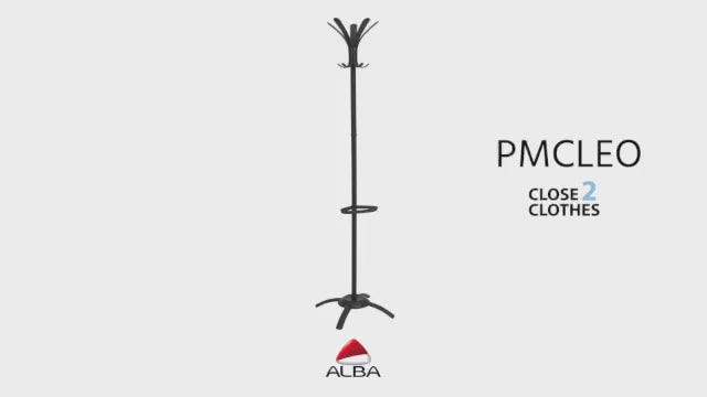 Alba Cleo Freestanding Coat Stand with 10 Pegs