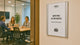 Alba Silver Wall and Door Mount Sign Holder Display
