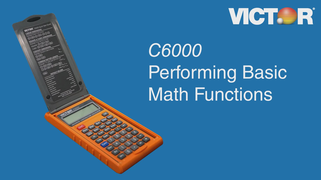 VICTOR® Advanced Construction Calculator – Fraction & Decimal Conversion