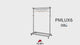 Alba Lux Mobile Garment Rack with 6 Hangers