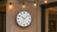 Alba Extra Inoxydable Indoor/Outdoor Clock Silver Grey