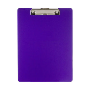 Officemate® recycled plastic letter size purple clipboard with metal clip