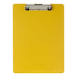 Recycled Plastic Clipboard, Yellow