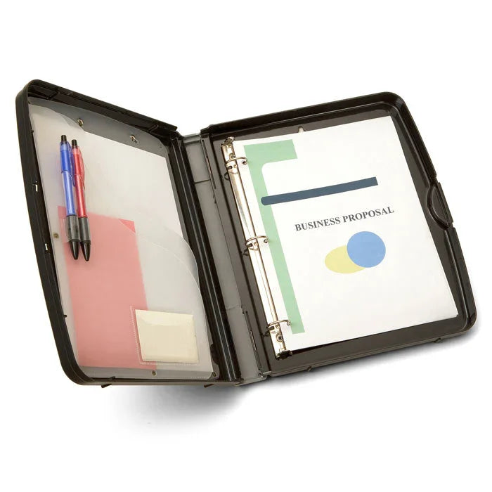 A4 Clipboard Box File - Durable Waterproof Plastic Document Storage Case