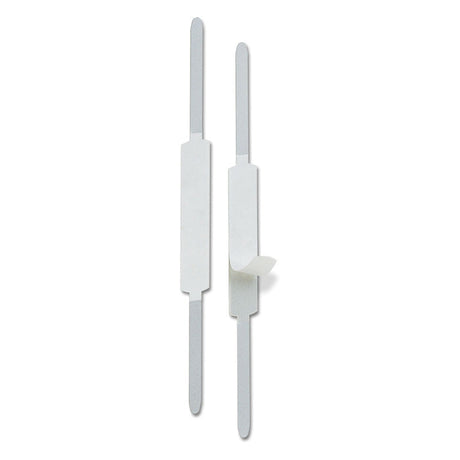 Self-Adhesive Prong Fasteners, Matte Steel Finish, 2-inch