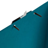 Self-Adhesive Prong Fasteners, Matte Steel Finish, 2-inch
