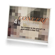 Slanted Horizontal Sign Holder 11-inch x 8 1/2-inch, Clear