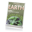 Slanted Vertical Sign Holder, 8 1/2-inch x 11-inch, Clear - Single