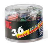 Small - Binder Clips, Assorted Colors