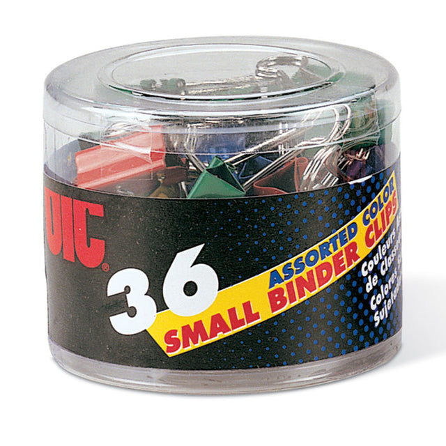 Small - Binder Clips, Assorted Colors