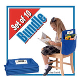 Bundle of 10 Special Size Seat Sacks – Bulk Chair Storage Organizers | Seat Sack
