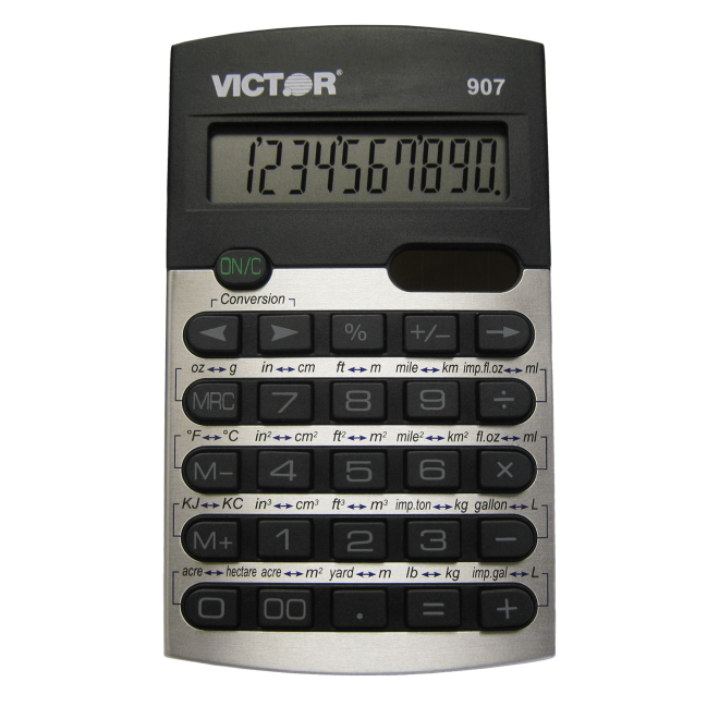 VICTOR® 10-Digit Portable Metric Conversion Calculator