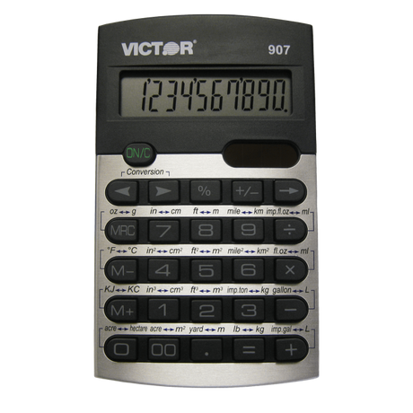 VICTOR® 10-Digit Portable Metric Conversion Calculator