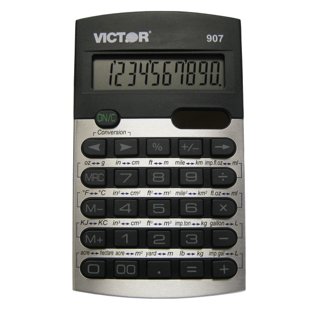 VICTOR® 10-Digit Portable Metric Conversion Calculator