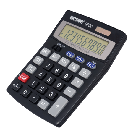 VICTOR® 10-Digit Tax and Currency Conversion Desktop Calculator