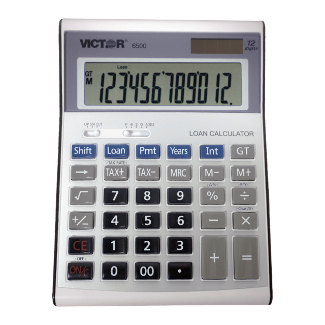 VICTOR® 12-Digit Executive Desktop Financial Calculator with Loan Wizard