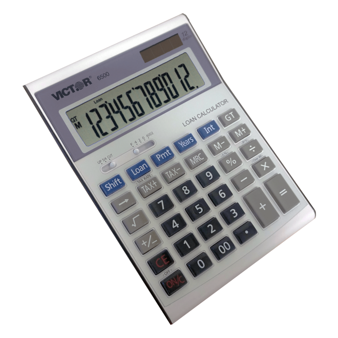 VICTOR® 12-Digit Executive Desktop Financial Calculator with Loan Wizard