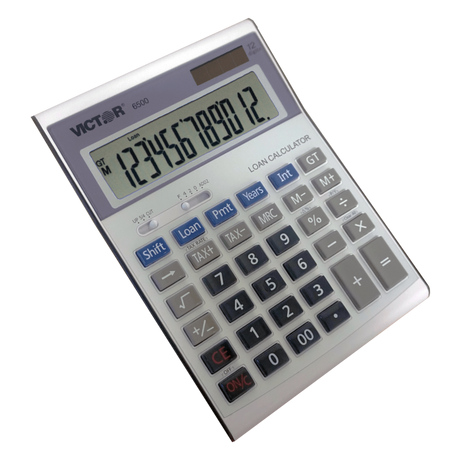 VICTOR® 12-Digit Executive Desktop Financial Calculator with Loan Wizard