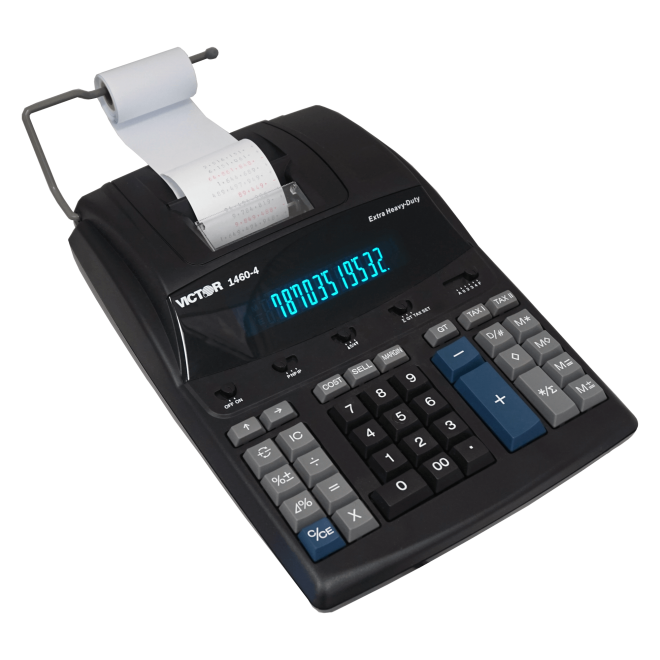 VICTOR® 12-Digit Extra Heavy-Duty Commercial Printing Calculator