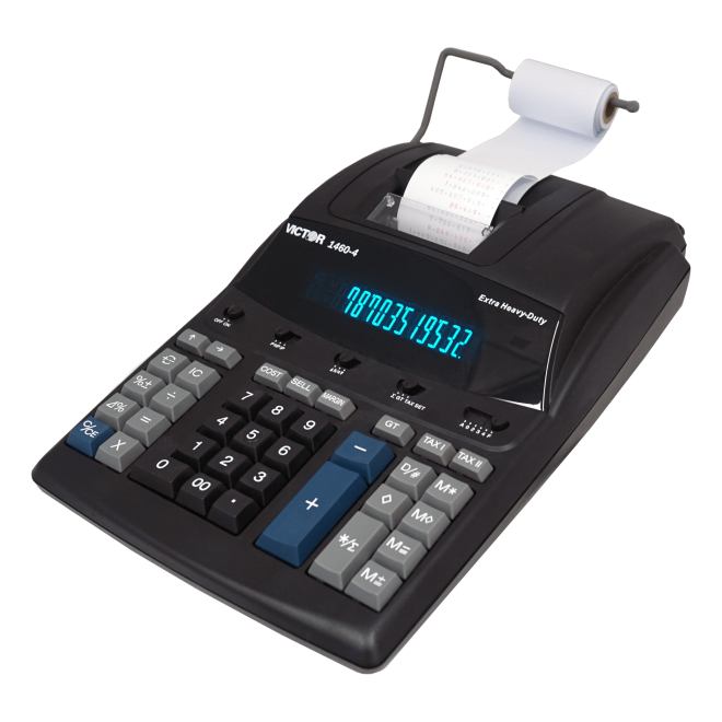 VICTOR® 12-Digit Extra Heavy-Duty Commercial Printing Calculator