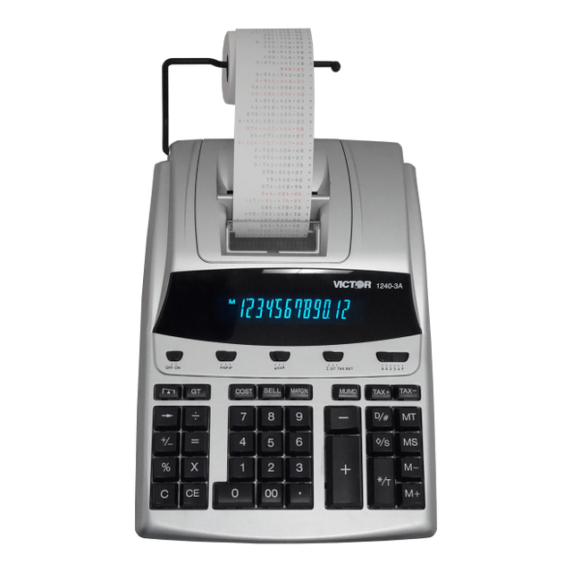 VICTOR® 12-Digit Heavy-Duty Commercial Printing Calculator