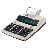 Thermal printing calculator with large display and paper roll, Victor 1310 model