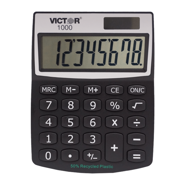 VICTOR® 8-Digit Mini Desktop Calculator