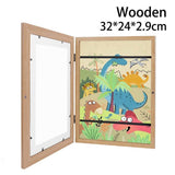VICTOR® A4 Magnetic Front-Opening Changeable Wall Frame for Home or Office Display