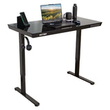 VICTOR® Electric Glass Topped Standing Desk
