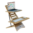 VICTOR® High Rise™ Acacia Laptop Standing Desk