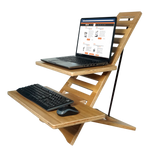 VICTOR® High Rise™ Acacia Laptop Standing Desk