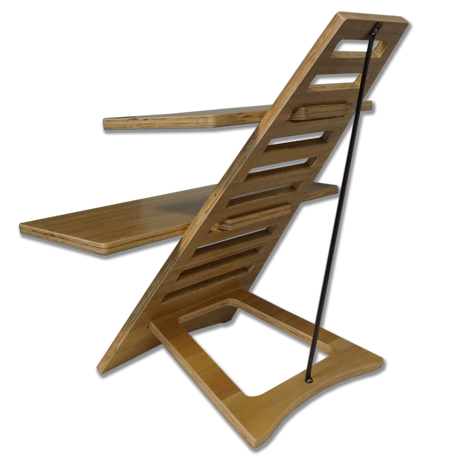 VICTOR® High Rise™ Acacia Laptop Standing Desk