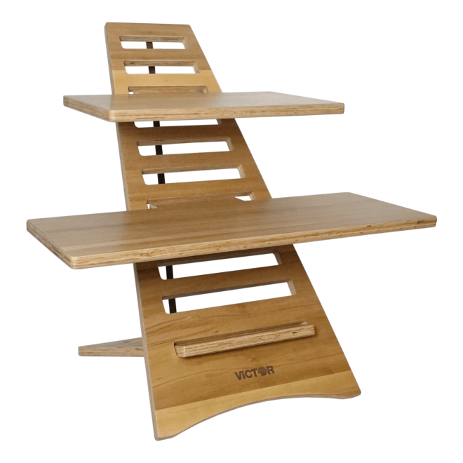VICTOR® High Rise™ Acacia Laptop Standing Desk