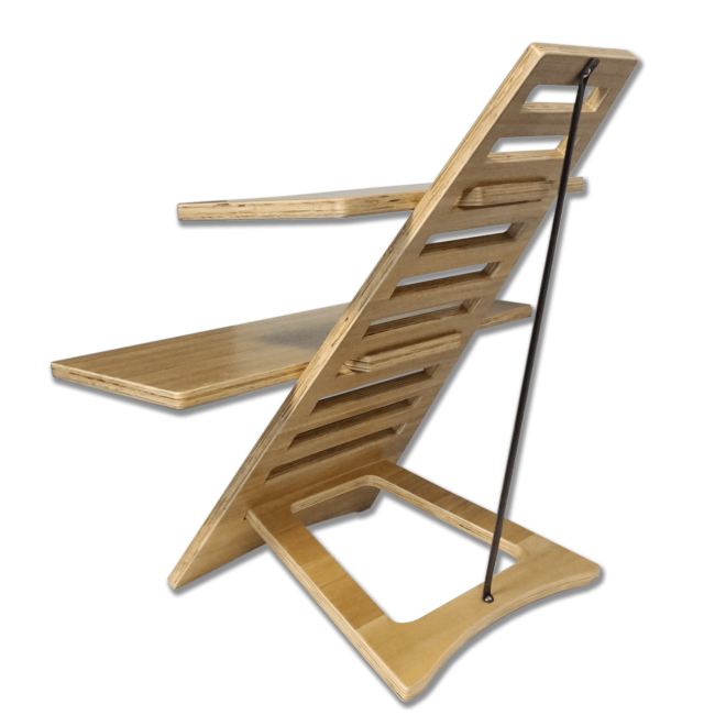 VICTOR® High Rise™ Acacia Laptop Standing Desk