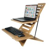VICTOR® High Rise™ Acacia Laptop Standing Desk