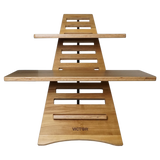 VICTOR® High Rise™ Acacia Laptop Standing Desk