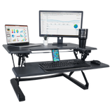 VICTOR® High Rise™ Adjustable Height Standing Desk with Keyboard Tray