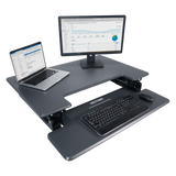 VICTOR® High Rise™ Adjustable Height Standing Desk with Keyboard Tray