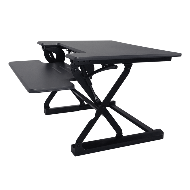 VICTOR® High Rise™ Adjustable Height Standing Desk with Keyboard Tray