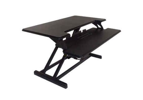 VICTOR® High Rise™ Compact Adjustable Height Standing Desk with Keyboard Tray