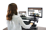 VICTOR® High Rise™ Compact Adjustable Height Standing Desk with Keyboard Tray