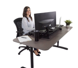 VICTOR® High Rise™ Compact Adjustable Height Standing Desk with Keyboard Tray