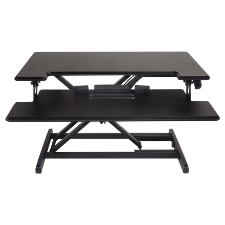 VICTOR® High Rise™ Compact Adjustable Height Standing Desk with Keyboard Tray