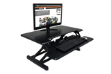 VICTOR® High Rise™ Compact Adjustable Height Standing Desk with Keyboard Tray