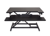 VICTOR® High Rise™ Compact Adjustable Height Standing Desk with Keyboard Tray