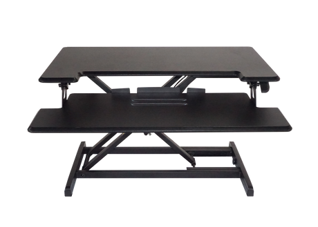 VICTOR® High Rise™ Compact Adjustable Height Standing Desk with Keyboard Tray