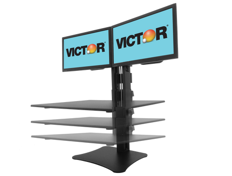 VICTOR® High Rise™ Dual Monitor Standing Desk